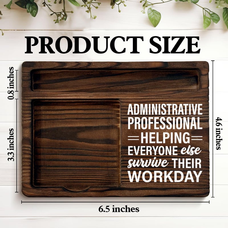 QODMGD Administrative Professional Gifts, Appreciation Gifts for Secretary Admin Administrative Assistant Sticky Note Holder for Office Desk Decor - Image 2